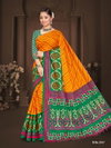 Ikkat With Latkan Daily Wear Printed Cotton Sarees Catalog